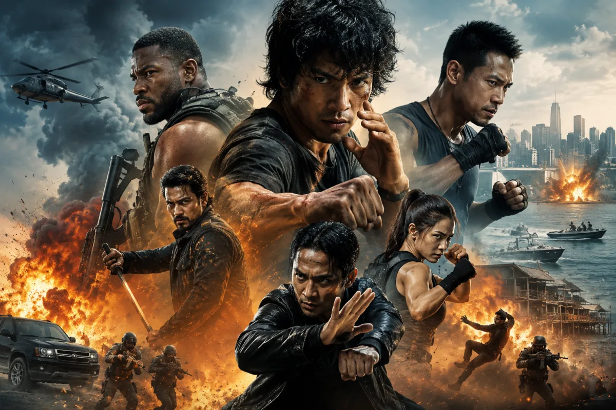 Sinopsis Film Triple Threat Aksi Brutal Iko Uwais dan Tony Jaa yang Penuh Ketegangan Global