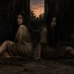 menjelang magrib 2 wanita yang di rantai