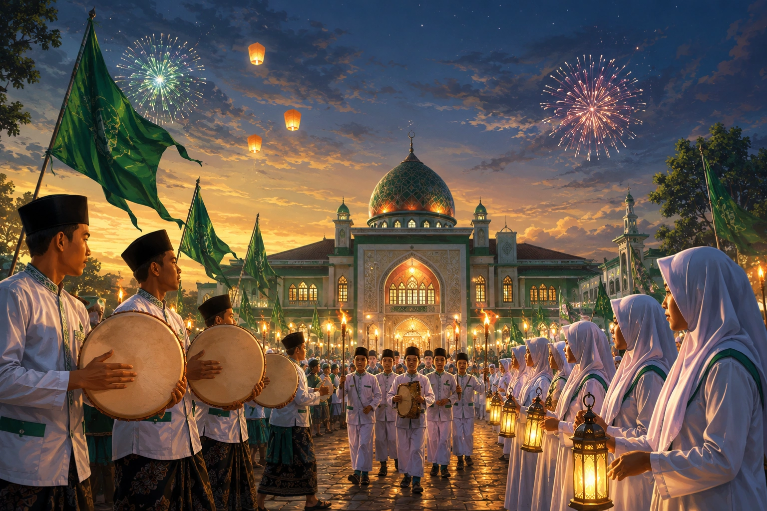 gebyar muharram mts ma nu mranggen