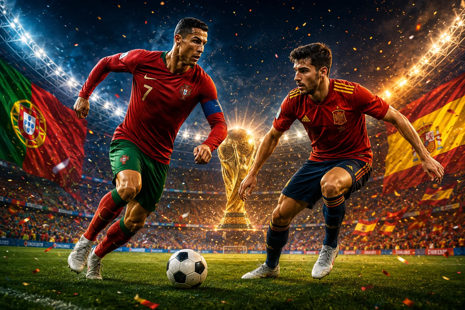 Piala Dunia Portugal Vs Spanyol (2)