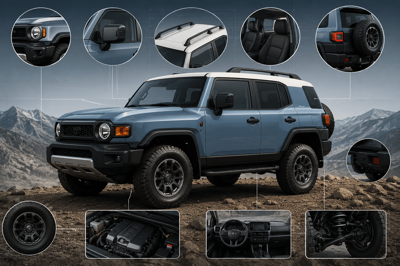 Spesifikasi Toyota Land Cruiser Fj