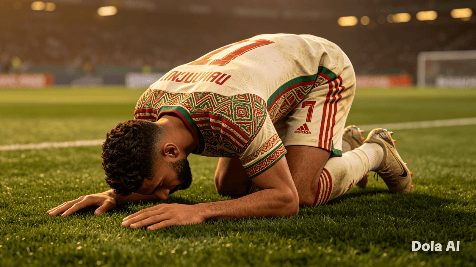 sujud syukur pemain maroko