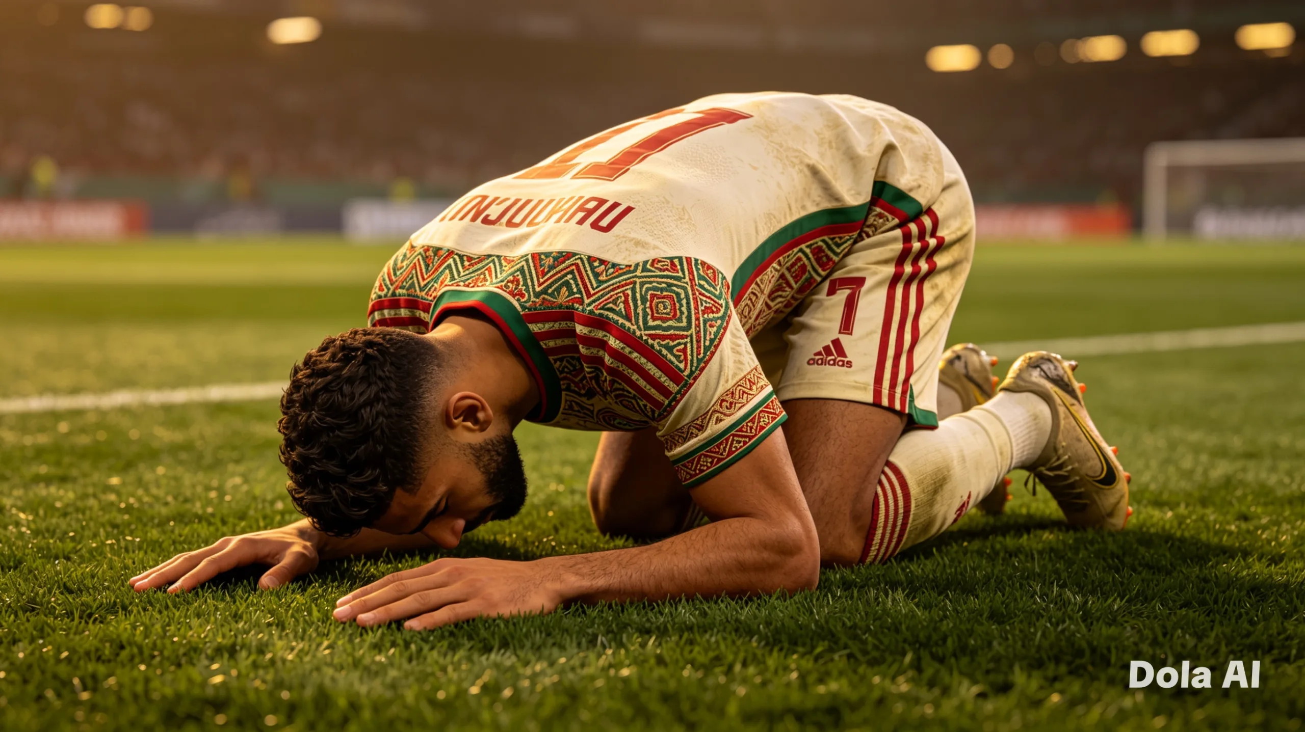 sujud syukur pemain maroko