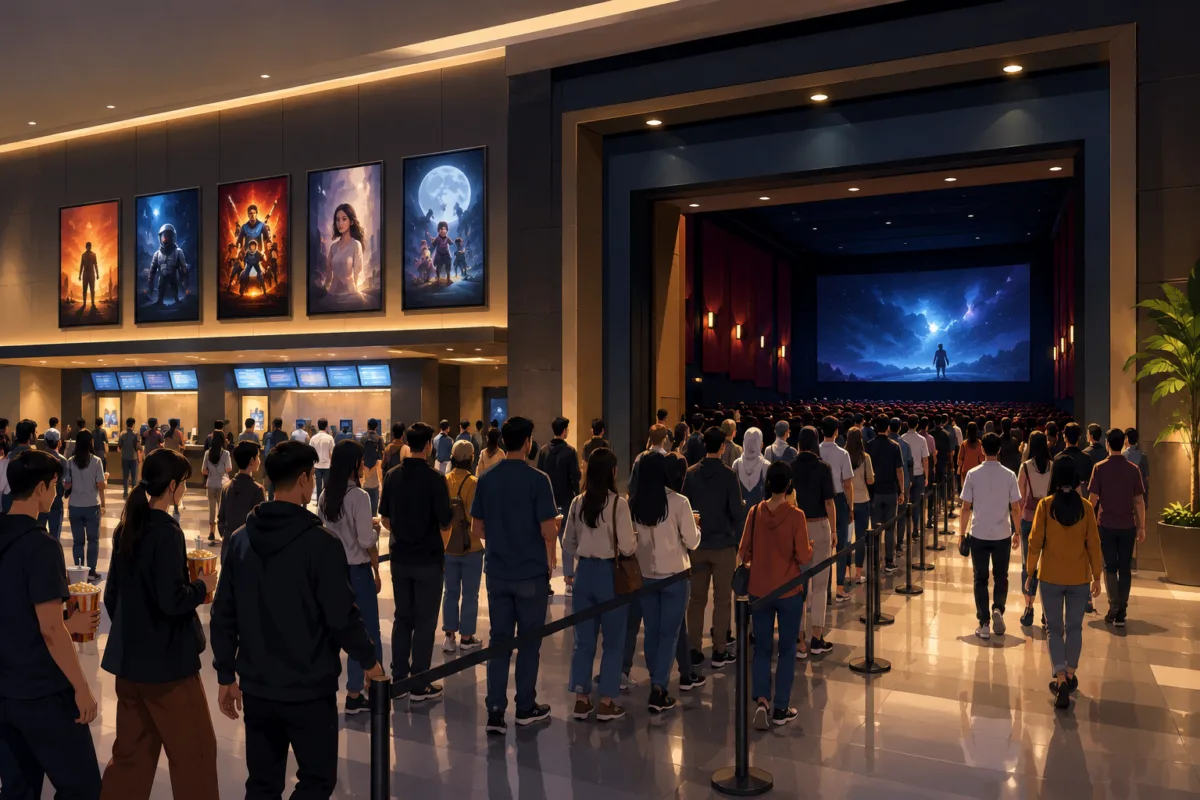 Jumlah Penonton Film Bioskop Hari Ini