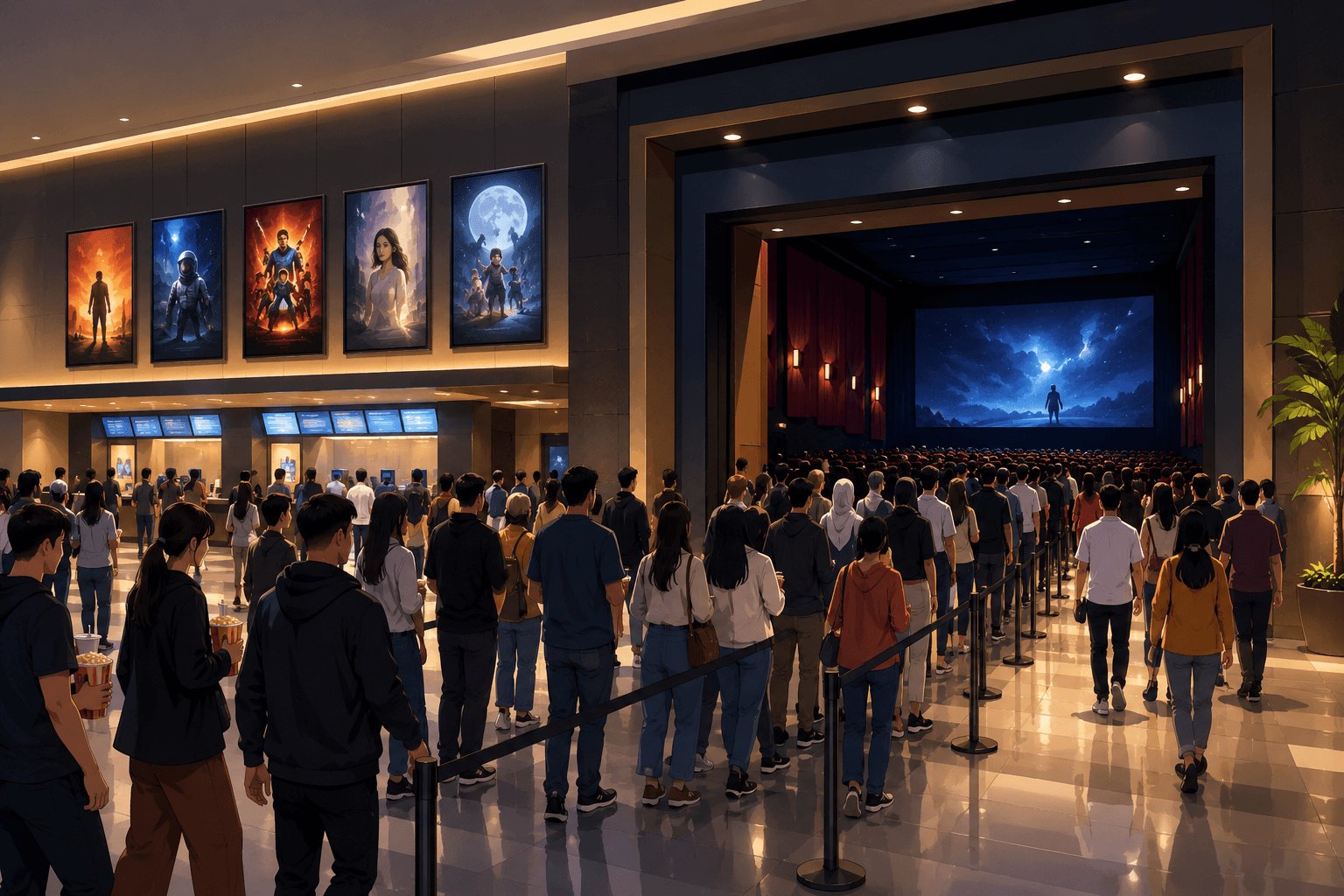 Jumlah Penonton Film Bioskop Hari Ini