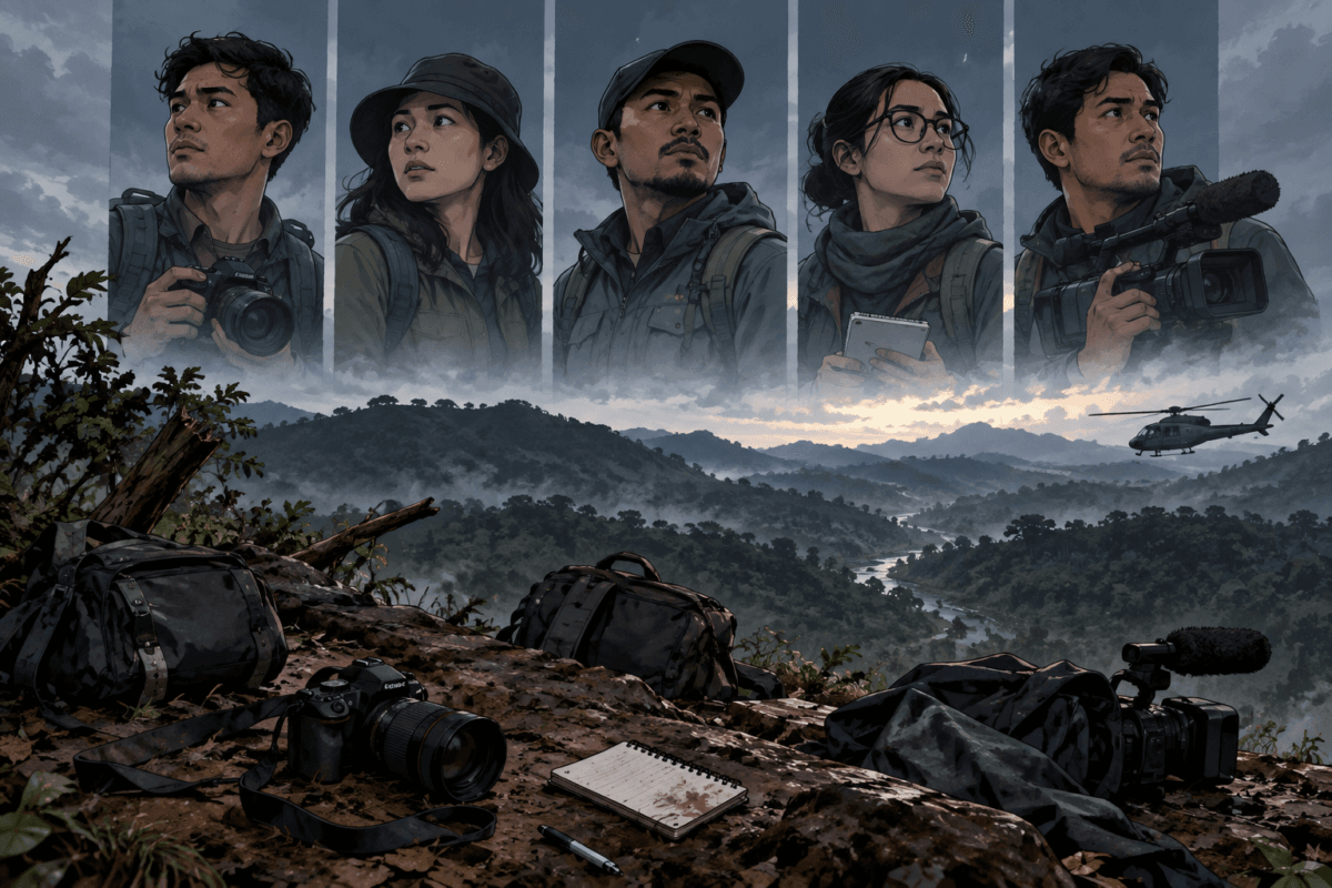 5 Jurnalis Hilang Kontak