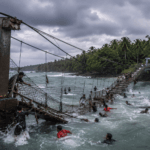 Jembatan Gantung Pangandaran Ambruk