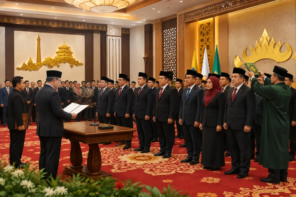 Pelantikan Pejabat Pemprov Lampung
