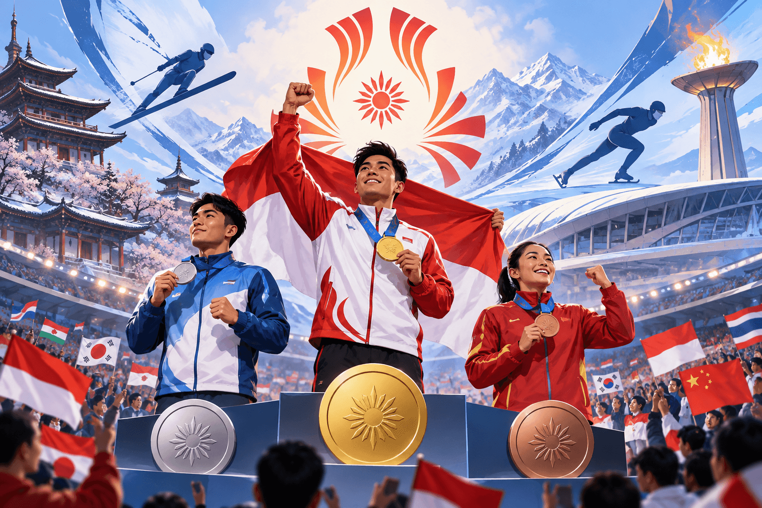 Perolehan Medali Asian Games 2026
