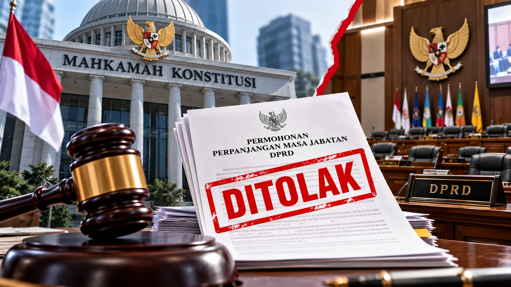 MK tolak perpanjangan masa jabatan DPRD